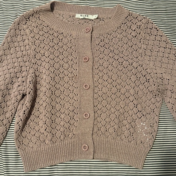 NA-KD Structure Knitted Cardigan - Picture 5 of 5